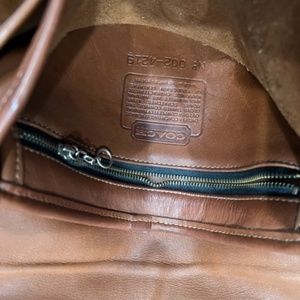 Coach Leather Messenger Bag